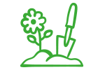 Icon für Garten und Grünlandpflege